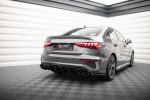 Maxton Design Rear Valance + Exhaust Ends Imitation Audi A3 S-Line Sedan 8Y AU-S3-8Y-S-RS1G+CHROME