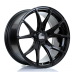 BOLA Wheels B6 18x9 5x100 ET30-45 GLOSS BLACK 10.5kg