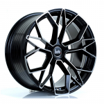 BOLA Wheels FLF 19x9.5 5x100 ET35-50 GLOSS BLACK POLISHED FACE 10kg