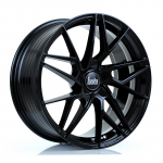 BOLA Wheels FLR 19x8.5 5x98 ET40-45 GLOSS BLACK