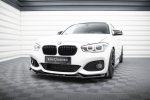 Maxton Design Front Splitter V.5 + Flaps BMW 1 M-Pack / M140i F20 Facelift BM-1-F20F-M-FD5G+FSF1B