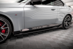 Maxton Design Side Skirts Diffusers V.2 + Flaps BMW 2 Coupe M-Pack / M240i G42 BM-2-42-MPACK-SD2G+SF1B