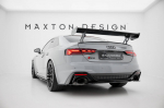 Maxton Design Carbon Spoiler With External Brackets Uprights V.1 Audi A5 / A5 S-Line / S5 / RS5 Coupe F5 / F5 Facelift CF-AU-S5-2F-C-WING5-EXT-245-P-1