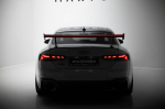 Maxton Design Carbon Spoiler With External Brackets Uprights V.1 + LED Audi A5 / A5 S-Line / S5 / RS5 Coupe F5 / F5 Facelift CF-AU-S5-2F-C-WING5-EXT-245-P+LED-1