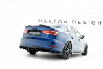 Maxton Design Rear Valance Audi A3 Sedan 8V (Version with single exhaust tips on one side) AU-A3-3-S-RS1GO_