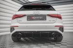 Maxton Design Rear Valance + Exhaust Ends Imitation Audi A3 S-Line Sportback 8Y AU-A3-8Y-SLINE-RS1G+BLACK
