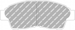 Ferodo Racing Front Brake Pads For TOYOTA 2 Camry FCP867