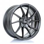 BOLA Wheels B25 17x7.5 5x108 ET40-45 GLOSS GUNMETAL 7.55kg