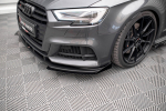 Maxton Design Front Flaps Audi S3 / A3 S-Line Sportback 8V Facelift AUS33FSBCNC-FSF1G