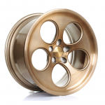 BOLA Wheels B5 18x9.5 5x100 ET40-45 BRONZE BRUSHED POLISHED FACE 12.65kg