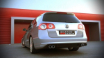 Maxton Design REAR BUMPER SPOILER VW PASSAT B6 ( R-LINE LOOK ) 2 EXHAUSTS VW-PA-B6-RLINE-RS2F