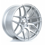 BOLA Wheels B8R 18x9.5 5x100 ET40-45 SILVER POLISHED FACE 10.35kg