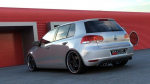 Maxton Design REAR VALANCE VW GOLF VI WITH 1 EXHAUST HOLE VW-GO-6-RS1G