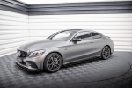 Maxton Design Street Pro Side Skirts Diffusers + Flaps Mercedes-AMG C43 Coupe / Cabrio C205 Facelift / A205 Facelift MEC205F43CCNC-SD1BRB+SF1G