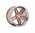 Ferrada Wheels CM1 20x10 5x114 ET28 Brushed Cobre / Chrome Lip CM120105114BCP28