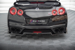 Maxton Design Rear Splitter (with vertical bars) Nissan GTR R35 Facelift NI-GTR-4F3-RD1G+RD2G