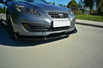 Maxton Design FRONT RACING SPLITTER HYUNDAI GENESIS COUP&Eacute; MK.1 HY-GE-1-C-CNC-FD1A