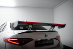 Maxton Design Carbon Spoiler + LED Alfa Romeo Giulia Quadrifoglio CF-AL-GI-1-QV-INT-WING5-245-P+LED