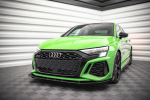 Maxton Design Street Pro Front Splitter V.1 + Flaps Audi RS3 8Y AURS38YCNC-FD1B+FSF1G
