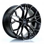 BOLA Wheels FLF 18x9 5x114 ET42-50 GLOSS BLACK POLISHED FACE 8.7kg