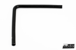 DO88 Silicone Hose Black 90 degree long leg 0.75'' (19mm)