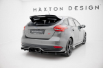 Maxton Design Street Pro Rear Diffuser + Flaps Ford Focus ST Mk3 Facelift FOFO3FSTCNC-RS2BRB+RSF1G