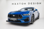 Maxton Design Street Pro Front Splitter + Flaps Ford Mustang GT Mk7 FOMU7GTCNC-FD1B+FSF1G