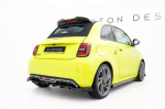 Maxton Design Rear Splitter (with vertical bars) Abarth 500e FI-500E-2-AB-RD1G+RD2G