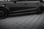 Maxton Design Street Pro Side Skirts Diffusers Audi RS3 Sedan 8V Facelift AURS38VFSCNC-SD1B