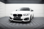 Maxton Design Street Pro Front Splitter V.3 + Flaps for BMW 1 F20 M-Pack Facelift / M140i BM1F20FMCNC-FD3B+FSF1G