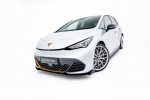 Maxton Design Street Pro Front Splitter + Flaps Cupra Born Mk1 CUBO1CNC-FD1B+FSF1G