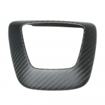 TESLA MODEL Y 2025+ FACELIFT MATTE DRY CARBON FIBRE STEERING WHEEL AIRBAG COVER - V1