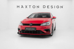 Maxton Design Street Pro Front Splitter + Flaps Volkswagen Golf R / R-Line Mk7 Facelift VWGO7FRCNC-FD2BRB+FSF1G