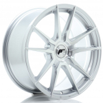 JR Wheels JR21 18x8 ET36 5x114,3 Silver Machined