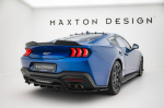 Maxton Design Rear Splitter (with vertical bars) Ford Mustang GT Mk7 FO-MU-7-GT-RD1G+RD2G