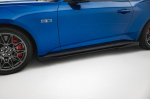 Maxton Design Street Pro Side Skirts Diffusers + Flaps Ford Mustang GT Mk7 FOMU7GTCNC-SD1BRB+SF1G