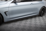 Maxton Design Side Skirts Diffusers V.2 BMW 4 Coupe / Gran Coupe / Cabrio M-Pack F32 / F36 / F33 BM-4-F32-MPACK-SD2G