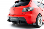 Maxton Design Street Pro Rear Side Splitters + Flaps Mazda 3 MPS Mk1 EU Version MA3MPS1CNC-RSD2BRB+RSF2G