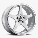 ESR Wheels APX5 18x9.5 5x120 ET35 Hyper Silver w/ Machined Lip 89551435 APX5HS-ML 5X120