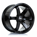 BOLA Wheels B1 19x10 5x115 ET25-45 GLOSS BLACK 12.8kg