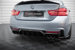 Maxton Design Rear Valance BMW 4 Coupe / Gran Coupe / Cabrio M-Pack F32 / F36 / F33 (Version with dual exhausts on both sides) BM-4-F32-MPACK-RS1GOO_OO