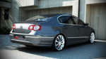 Maxton Design REAR BUMPER SPOILER VW PASSAT B6 (R-LINE LOOK) SALOON VW-PA-B6-RLINE-S-RS1F