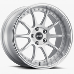ESR Wheels CS12 18x8.5 5x100 ET35 Hyper Silver w/ Machined Lip 88550035 CS12HS-ML
