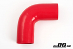 DO88 Silicone Hose Red 90 degree 3.5'' (89mm)
