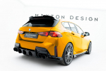 Maxton Design Street Pro Rear Side Splitters V.2 + Flaps BMW 1 M-Pack F70 BM170MCNC-RSD2BRB+RSF2G