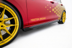 Maxton Design Street Pro Side Skirts Diffusers + Flaps Volkswagen Golf GTI Clubsport Mk8 Facelift VWGO8GTICNC-SD1BRB+SRF1G