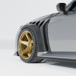 BMW G87 M2 CARBON FIBRE FRONT FENDERS/WINGS - CT DESIGN
