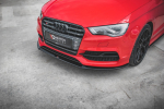 Maxton Design Front Splitter V.1 Audi S3 / A3 S-Line 8V Sedan / Cabrio AU-S3-3-FD1G