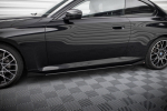 Maxton Design Street Pro Side Skirts Diffusers + Flaps BMW 2 Coupe G42 BM2G42CNC-SD1BRB+SF1G