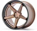 Ferrada Wheels FR3 19x8.5 5x112 ET25 Matte Bronze / Gloss Black Lip FR319855112BZ25